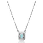 millenia náhrdelník osemhranného strihu zelené, rhodiované B8ZNT83 Swarovski šperky - Image 4
