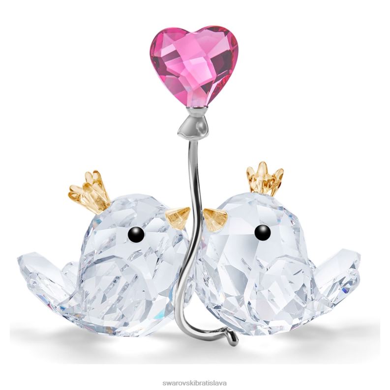 milovat_vtaky_ruzove_srdce_b8znt1593_swarovski_dekoracie.jpg milovať vtáky ružové srdce B8ZNT1593 Swarovski dekorácie - Image 1