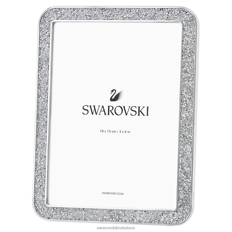 Minera rám obrazu obdĺžnikový tvar, strieborný tón B8ZNT1761 Swarovski dekorácie - Image 1