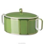 miska signum porcelán, zelená B8ZNT1732 Swarovski dekorácie - Image 2