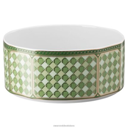 miska signum porcelán, zelená B8ZNT1737 Swarovski dekorácie