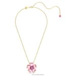náhrdelník florere kvet, ružový, pozlátený B8ZNT69 Swarovski šperky - Image 3