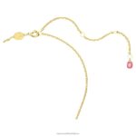 náhrdelník florere kvet, ružový, pozlátený B8ZNT69 Swarovski šperky - Image 4