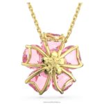 náhrdelník florere kvet, ružový, pozlátený B8ZNT69 Swarovski šperky - Image 5