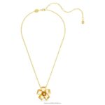 náhrdelník florere kvet, žltý, pozlátený B8ZNT84 Swarovski šperky - Image 3