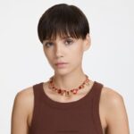 náhrdelník gema zmiešané strihy, viacfarebné, pozlátené B8ZNT104 Swarovski šperky - Image 2