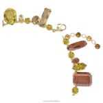 náhrdelník gema zmiešané strihy, viacfarebné, pozlátené B8ZNT152 Swarovski šperky - Image 4