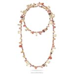 náhrdelník gema zmiešané strihy, viacfarebné, pozlátené B8ZNT92 Swarovski šperky - Image 3