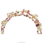 náhrdelník gema zmiešané strihy, viacfarebné, pozlátené B8ZNT92 Swarovski šperky - Image 5
