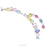 náhrdelník gema zmiešané strihy, viacfarebné, rhodiované B8ZNT113 Swarovski šperky - Image 3
