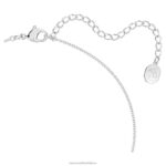 náhrdelník lilia motýľ, modrá, rhodiovaná B8ZNT16 Swarovski šperky - Image 2