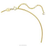 náhrdelník na deň matiek srdce, biele, pozlátené B8ZNT243 Swarovski šperky - Image 4