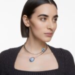 náhrdelník numina modrá, rhodiovaná B8ZNT80 Swarovski šperky - Image 2