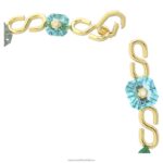 náhrdelník numina zmiešané strihy, viacfarebné, pozlátené B8ZNT88 Swarovski šperky - Image 4