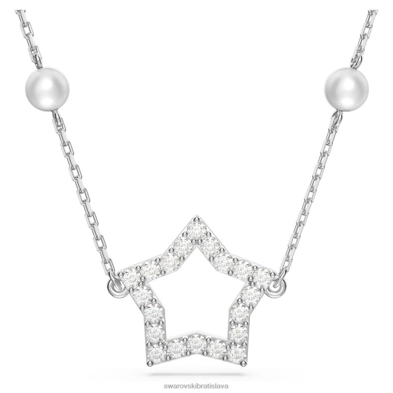 nahrdelnik_stella_hviezda_biela_rhodiovana_b8znt98_swarovski_sperky.jpg náhrdelník stella hviezda, biela, rhodiovaná B8ZNT98 Swarovski šperky - Image 1