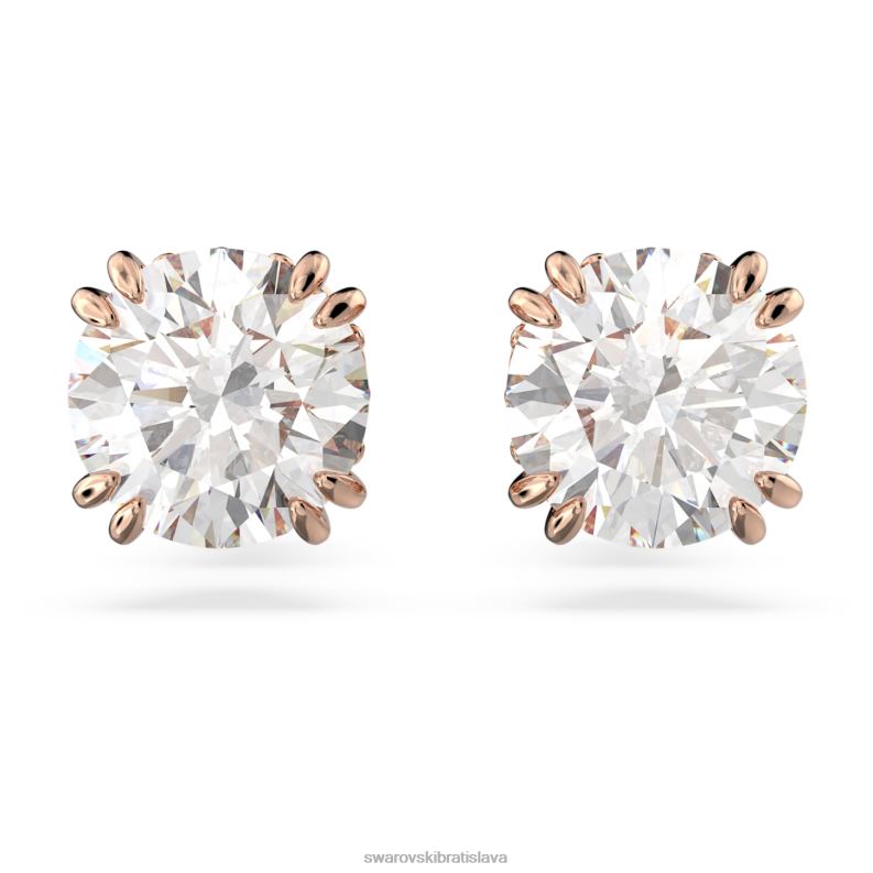 napichovacie_nausnice_constella_okruhly_vybrus_biely_pozlateny_ruzovym_zlatom_b8znt677_swarovski_sperky.jpg napichovacie náušnice constella okrúhly výbrus, biely, pozlátený ružovým zlatom B8ZNT677 Swarovski šperky - Image 1
