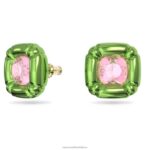 napichovacie náušnice dulcis vankúšový strih, zelená B8ZNT719 Swarovski šperky - Image 3