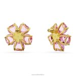 napichovacie náušnice florere kvet, ružový, pozlátený B8ZNT751 Swarovski šperky - Image 5