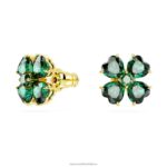 napichovacie náušnice idyllia ďatelina, zelená, pozlátená B8ZNT723 Swarovski šperky - Image 3
