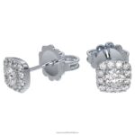 napichovacie náušnice nevyhnutné striebro, rhodiované B8ZNT652 Swarovski šperky - Image 3