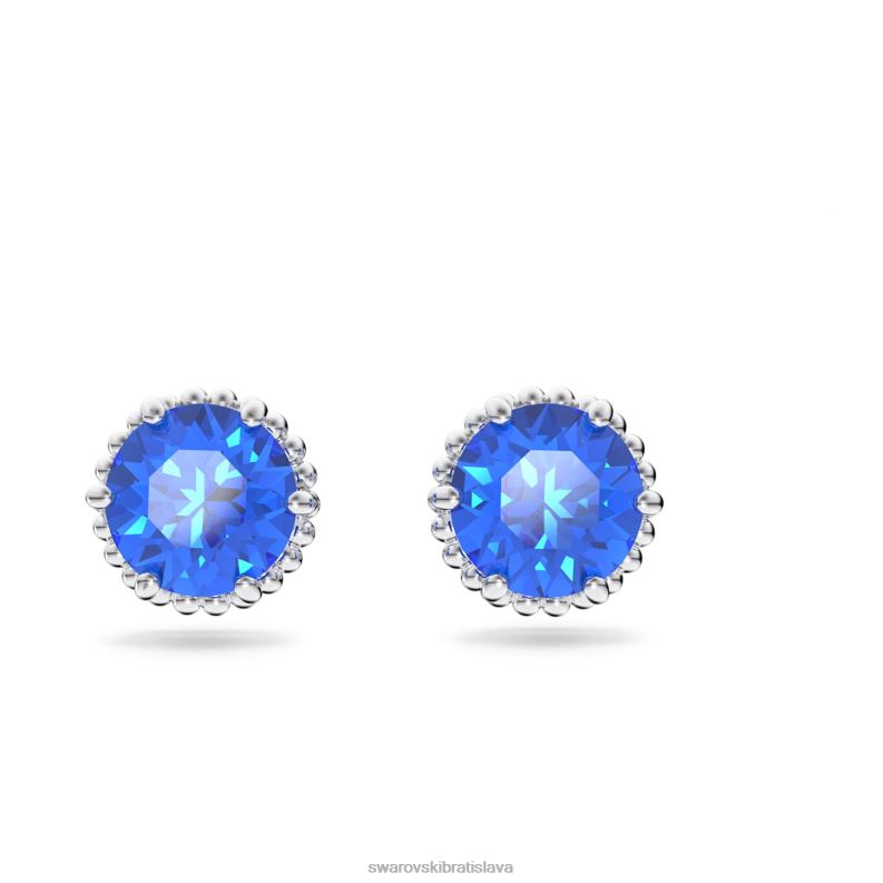 napichovacie_nausnice_okruhleho_strihu_september_modra_rhodiovana_b8znt685_swarovski_sperky.jpg napichovacie náušnice okrúhleho strihu september, modrá, rhodiovaná B8ZNT685 Swarovski šperky - Image 1