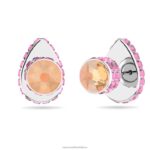 napichovacie náušnice orbita drop cut, viacfarebné, rhodiované B8ZNT700 Swarovski šperky - Image 4