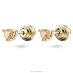 napichovacie náušnice stilla triliantový strih, oranžová, pozlátená B8ZNT705 Swarovski šperky - Image 4