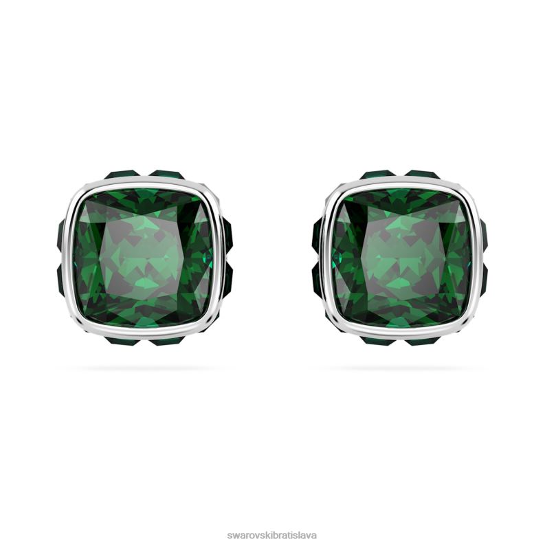 napichovacie_nausnice_stvorcoveho_strihu_majova_zelena_rhodiovana_b8znt731_swarovski_sperky.jpg napichovacie náušnice štvorcového strihu májová, zelená, rhodiovaná B8ZNT731 Swarovski šperky - Image 1