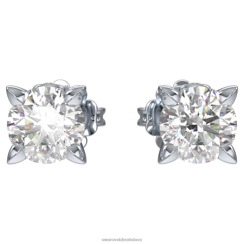 napichovacie_nausnice_vecnosti_14k_biele_zlato_b8znt649_swarovski_sperky.jpg napichovacie náušnice večnosti 14k biele zlato B8ZNT649 Swarovski šperky - Image 1