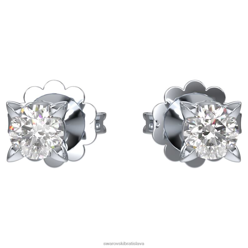 napichovacie_nausnice_vecnosti_14k_biele_zlato_b8znt651_swarovski_sperky.jpg napichovacie náušnice večnosti 14k biele zlato B8ZNT651 Swarovski šperky - Image 1
