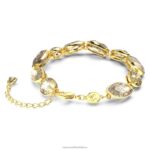 náramok elegancie Afriky zmiešané strihy, hnedé, pozlátené B8ZNT580 Swarovski šperky - Image 5