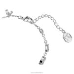 náramok gema zmiešané rezy, kvet, biela, rhodiované B8ZNT476 Swarovski šperky - Image 4