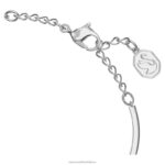 náramok gema zmiešané rezy, kvet, biela, rhodiované B8ZNT607 Swarovski šperky - Image 4