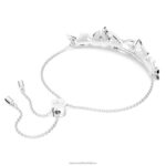 náramok lilia motýľ, modrá, rhodiovaná B8ZNT477 Swarovski šperky - Image 5