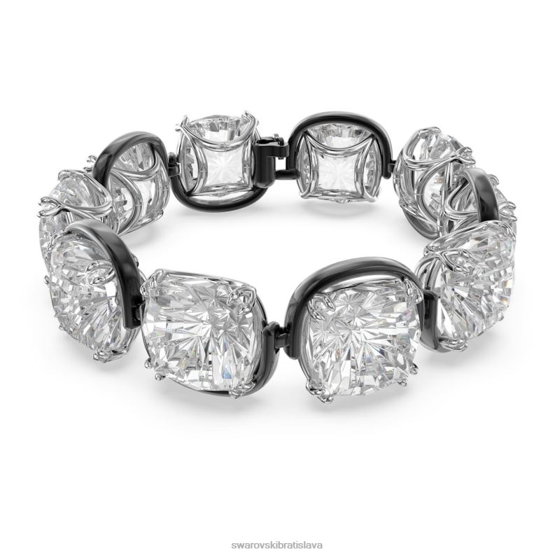 náramok s harmóniou vankúšový strih, biela, povrchová úprava zmiešaný kov B8ZNT569 Swarovski šperky - Image 1