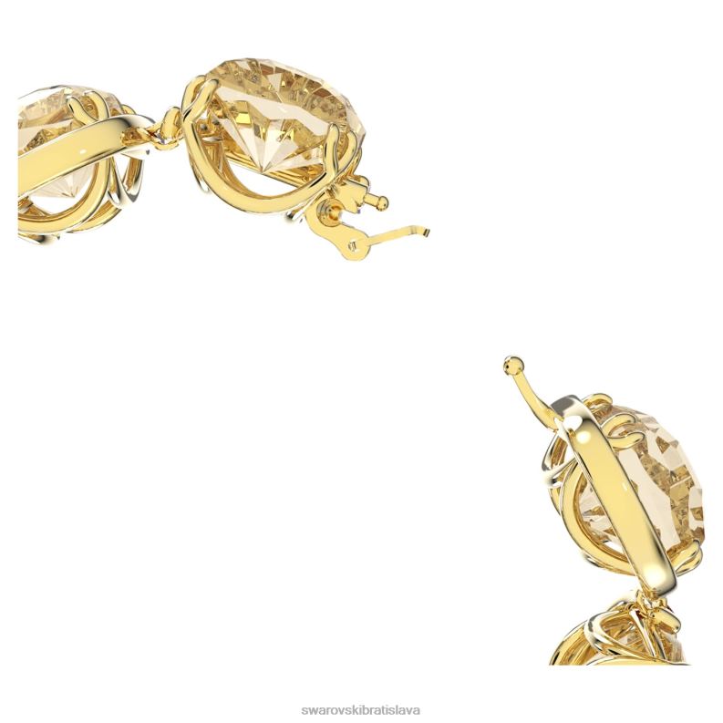 náramok s harmóniou vankúšový strih, zlatý tón, pozlátený B8ZNT560 Swarovski šperky - Image 4