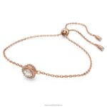 náramok súhvezdia okrúhly výbrus, biely, pozlátený ružovým zlatom B8ZNT491 Swarovski šperky - Image 3