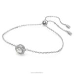 náramok súhvezdia okrúhly výbrus, biely, rhodiovaný B8ZNT488 Swarovski šperky - Image 3