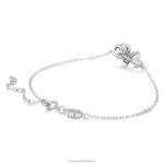 náramok volta mašlička, biela, rhodiovaná B8ZNT442 Swarovski šperky - Image 5