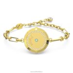 náramok zverokruhu ryby, zlatý tón, pozlátený B8ZNT467 Swarovski šperky - Image 5