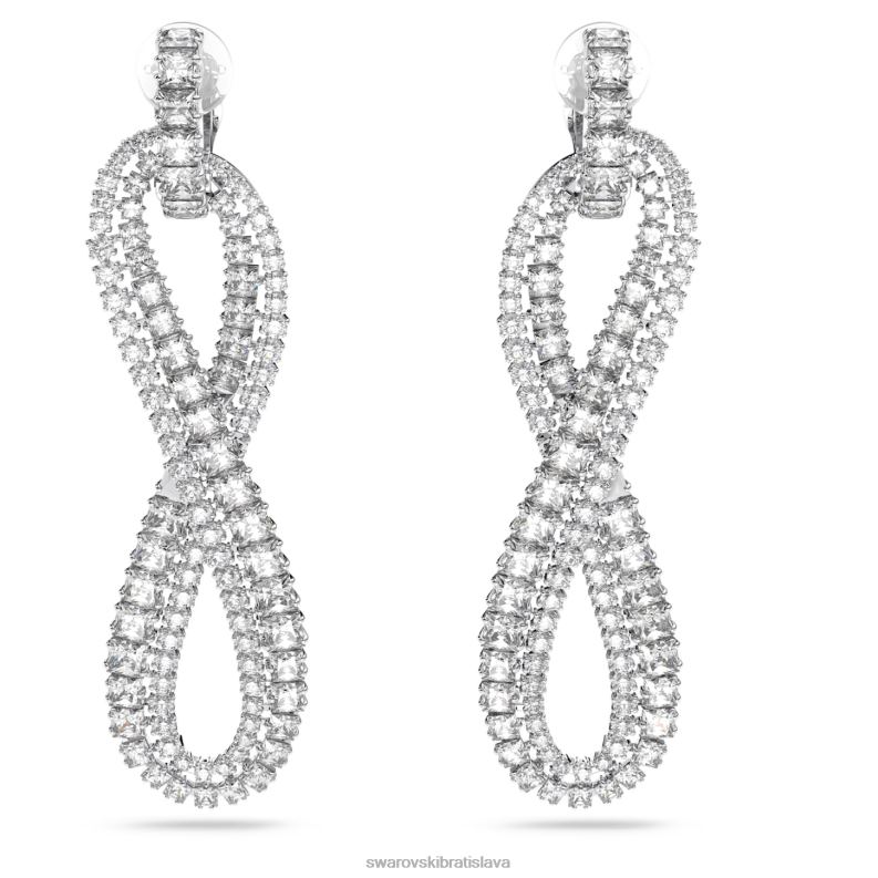 nausnice_hyperbola_klip_infinity_biele_rhodiovane_b8znt954_swarovski_sperky.jpg náušnice hyperbola klip infinity, biele, rhodiované B8ZNT954 Swarovski šperky - Image 1