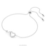 nekonečný náramok nekonečno a srdce, biele, rhodiované B8ZNT435 Swarovski šperky - Image 3