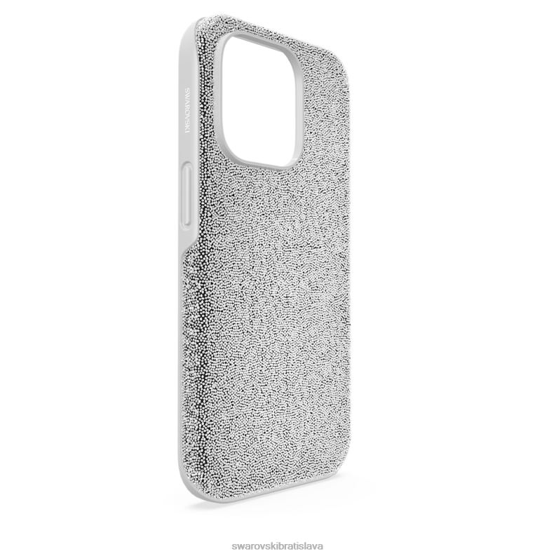 nové vysoké puzdro na smartfón strieborný tón B8ZNT1344 Swarovski príslušenstvo - Image 3