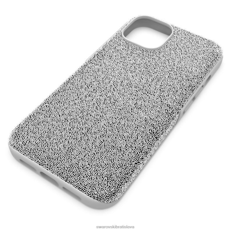 nové vysoké puzdro na smartfón strieborný tón B8ZNT1364 Swarovski príslušenstvo - Image 2