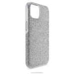 nové vysoké puzdro na smartfón strieborný tón B8ZNT1364 Swarovski príslušenstvo - Image 3