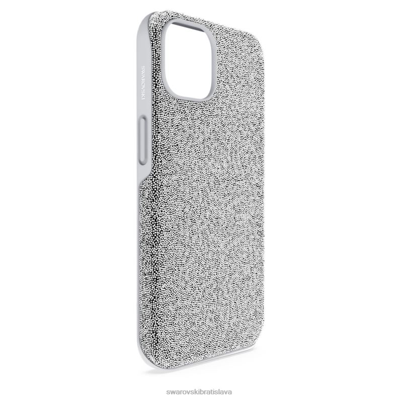 nové vysoké puzdro na smartfón strieborný tón B8ZNT1364 Swarovski príslušenstvo - Image 3