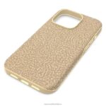 nové vysoké puzdro na smartfón zlatý tón B8ZNT1356 Swarovski príslušenstvo - Image 2