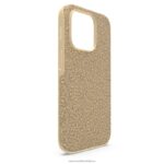nové vysoké puzdro na smartfón zlatý tón B8ZNT1356 Swarovski príslušenstvo - Image 3