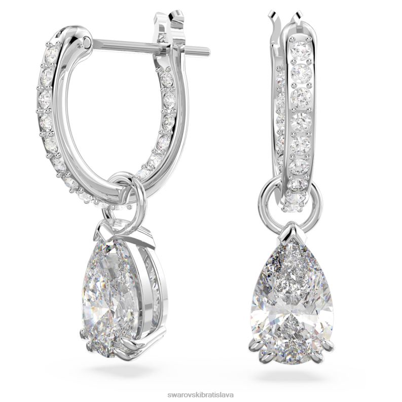 obrucove_nausnice_tisicrocia_hruskovy_rez_biely_rhodiovany_b8znt762_swarovski_sperky.jpg obručové náušnice tisícročia hruškový rez, biely, rhodiovaný B8ZNT762 Swarovski šperky - Image 1