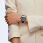 octea lux hodinky švajčiarska výroba, mesiac, kožený remienok, modrá, nehrdzavejúca oceľ B8ZNT1248 Swarovski príslušenstvo - Image 2